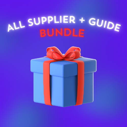 All Supplier & Guide Bundle! (Moissanite Supplier Included)